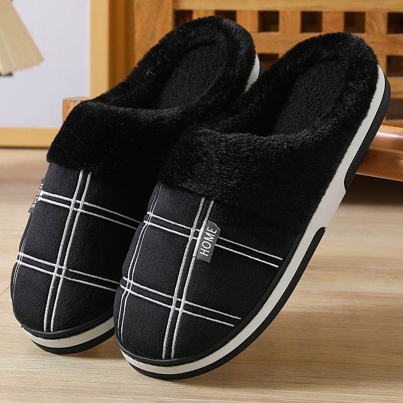 Winter Warm Slugged Bottom Plush Slippers - ProTrendyz