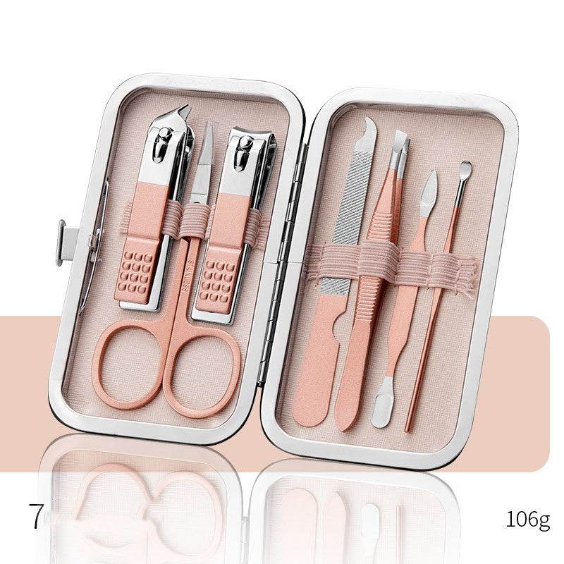 Professional Scissors Nail Clippers Set Ear Spoon Dead Skin Pliers Nail Cutting Pliers Pedicure Knife Nail Groove Trimmers - ProTrendyz