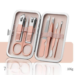 Professional Scissors Nail Clippers Set Ear Spoon Dead Skin Pliers Nail Cutting Pliers Pedicure Knife Nail Groove Trimmers - ProTrendyz