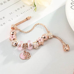 Fashion Love Geometric Rose Gold Bracelet Women's Jewelry - ProTrendyz