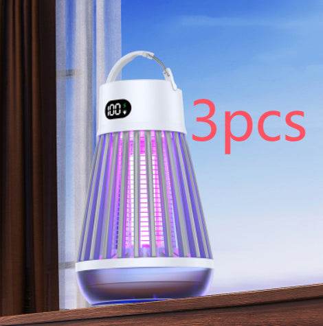 Digital Display Mosquito Killer Lamp Electric Shock Mosquito Trap Light Radiationless Insect Repellent Trap For Bedroom Outdoor Summer Gadgets - ProTrendyz