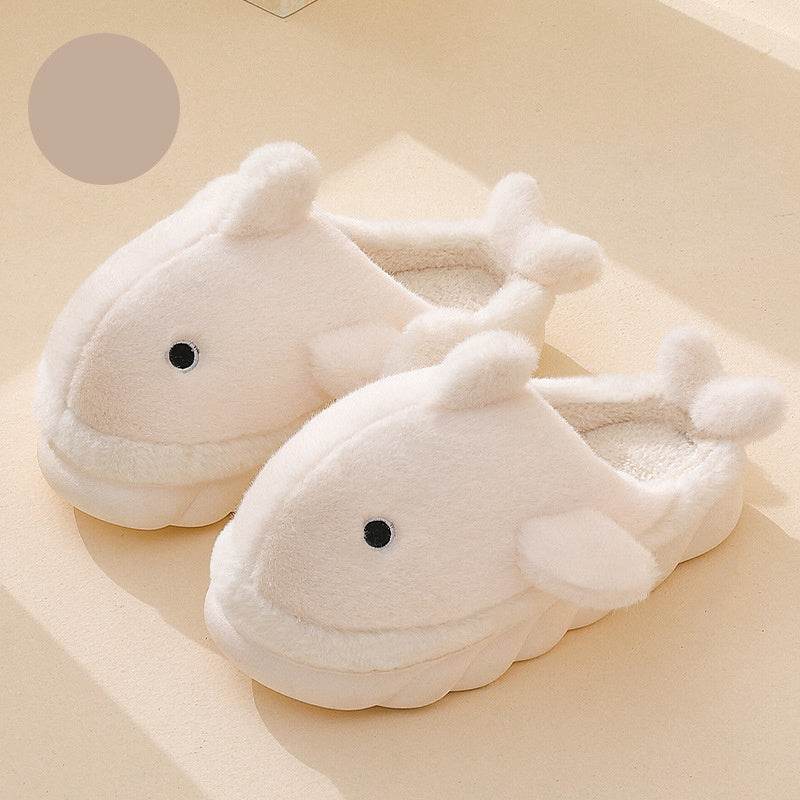Shark Slippers Soft Sole Furry Shoes Home Bedroom Slippers Women - ProTrendyz