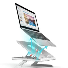 New Laptop Stand Multifunctional Folding Lift Portable Laptop Stand Monitor Increase Rack Aluminum Alloy Base - ProTrendyz