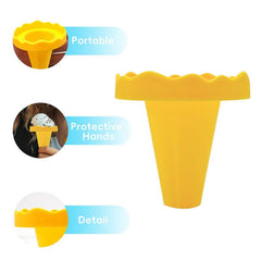 Ice Cream Ice-cream Cone Bracket Leak Proof Lid - ProTrendyz