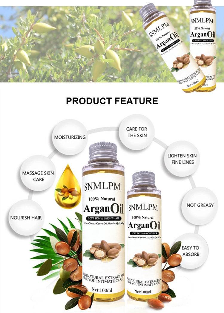 Natural Argan Hair Oil 100m Deep Moisturizing High Quality Factory Wholesale - ProTrendyz