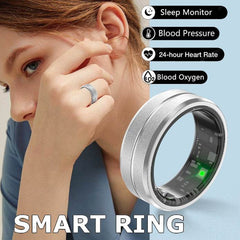 2024 Smart Ring For Men Women Heart Rate Blood Oxygen Monitoring Multi Sports Modes IP68 Waterproof Smart Rings For Android IOS - ProTrendyz