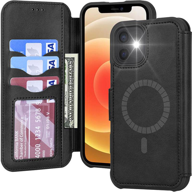 Magnetic Phone Case Flip Card Phone Holster - ProTrendyz