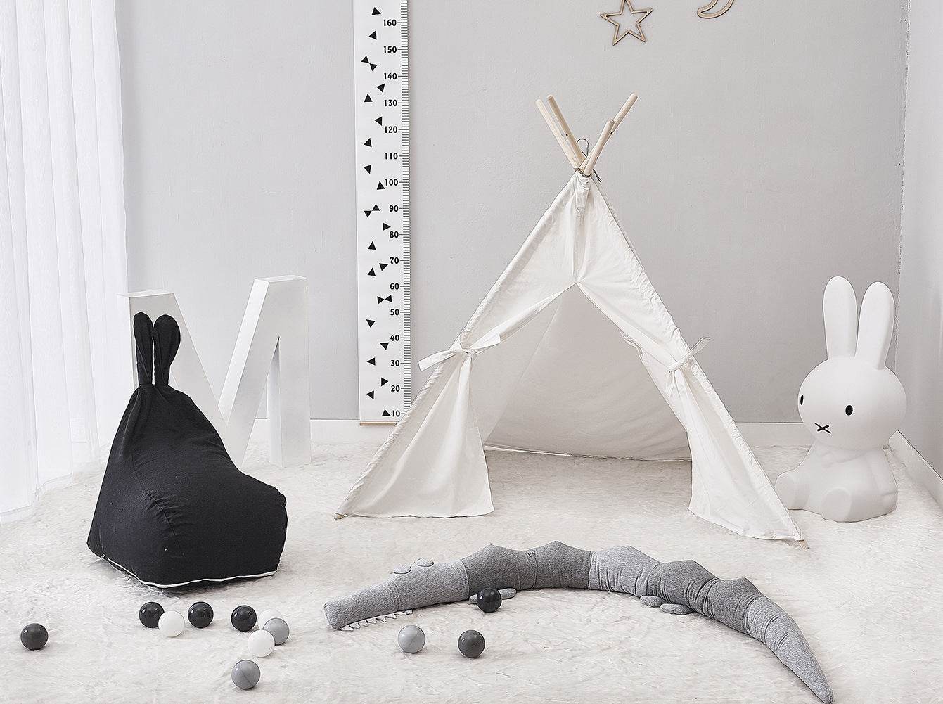 Cute Long Pillow For Kids Stuffed Toys Plush Baby Bumper Crib Bed Protector Cotton Sofa Cushion Kids Room Decor - ProTrendyz