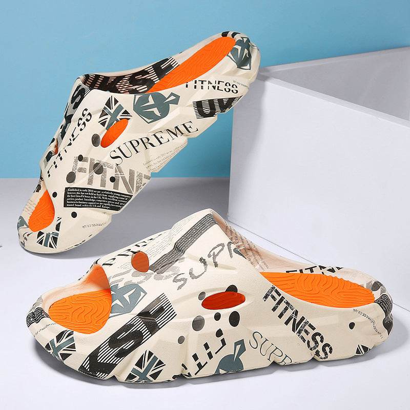 Men's Summer Outerwear Stylish Beach Platform Slippers - ProTrendyz