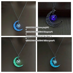Glowing Pendant Necklaces Silver Plated Chain Necklaces US - ProTrendyz