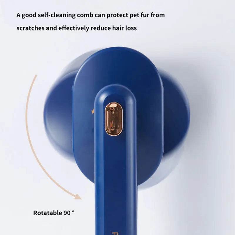 Pet Comb Cat Dog To Remove Floating Hair Pet Hair Brush Hair Removal Artifact Pet Grooming Brush Supplies Self Cleaning Comb Pet Products - ProTrendyz