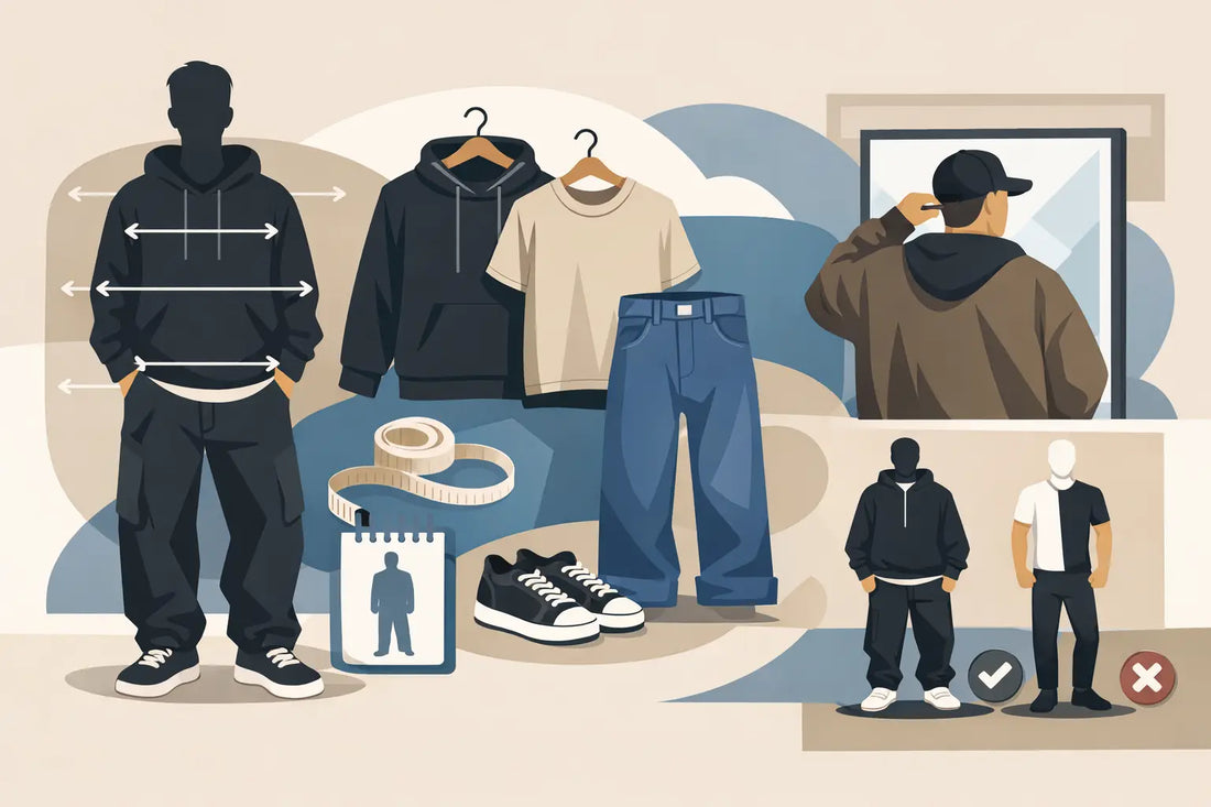 Mens Streetwear Sizing Guide That Fits