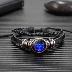 Zodiac Constellation Bracelet Braided Design Bracelet For Men Women Kids - ProTrendyz