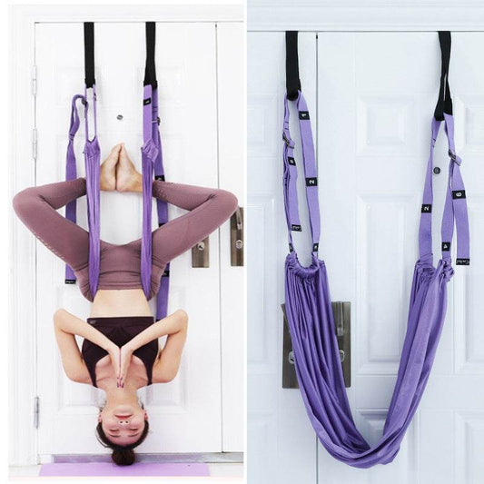 Fitness Hip Stretch Yoga Belt Inverted Rope Pull Stretch Belt Split Lower Waist Trainer - ProTrendyz
