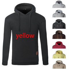 Men's Jacquard Sweater Long-sleeved Hoodie Warm Color Hooded Sweatshirt Jacket - ProTrendyz