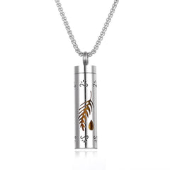 Aromatherapy Pendant Perfume Bottle Essential Oil Titanium Steel - ProTrendyz
