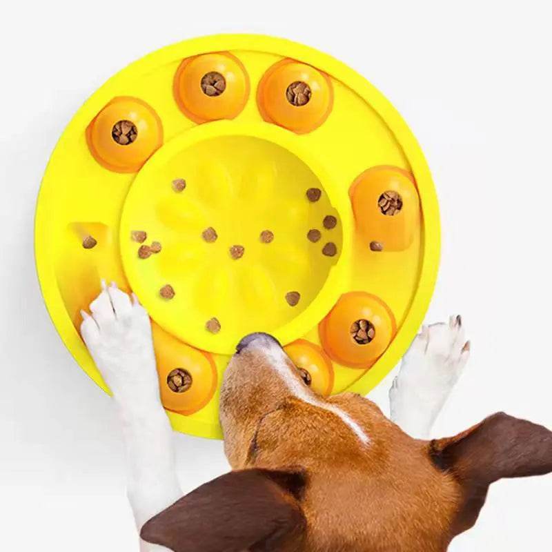 Dog Pets Puzzle Toys Slow Feeder Interactive Increase Puppy IQ Food Dispenser Slowly Eating NonSlip Bowl Pet Dogs Training Game - ProTrendyz