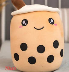 Cute Fruit Drink Plush Stuffed Soft Strawberry Milk Tea Plush Boba Tea Cup Toy Bubble Tea Pillow Cushion Kids Gift US - ProTrendyz