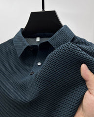 Mesh Ice Silk Short Sleeve T-shirt Mens Clothing - ProTrendyz