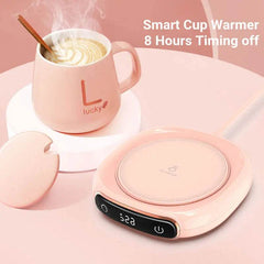 Coffee Mug Warmer Warm Coaster Smart Heating Cup Thermal Insulation Constant Temperature Coaster Heating Pad Desktop - ProTrendyz