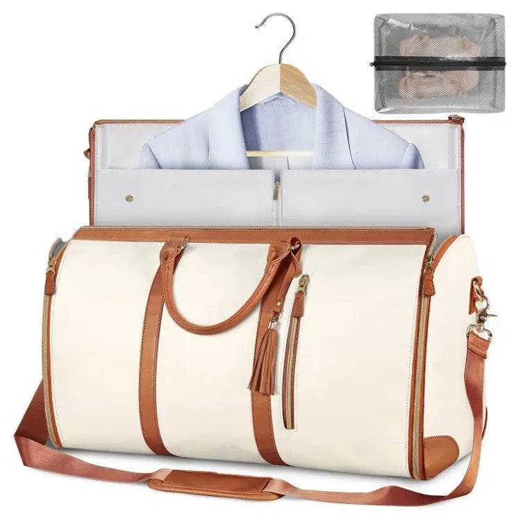 Large Capacity Travel Duffle Bag Carry On Women's Handbag Folding Suit Bag Waterproof Clothes Totes US - ProTrendyz