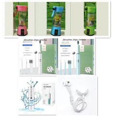 Portable Blender With USB Rechargeable Mini Kitchen Fruit Juice Mixer Home Simple Portable Electric Mini Juicer - ProTrendyz