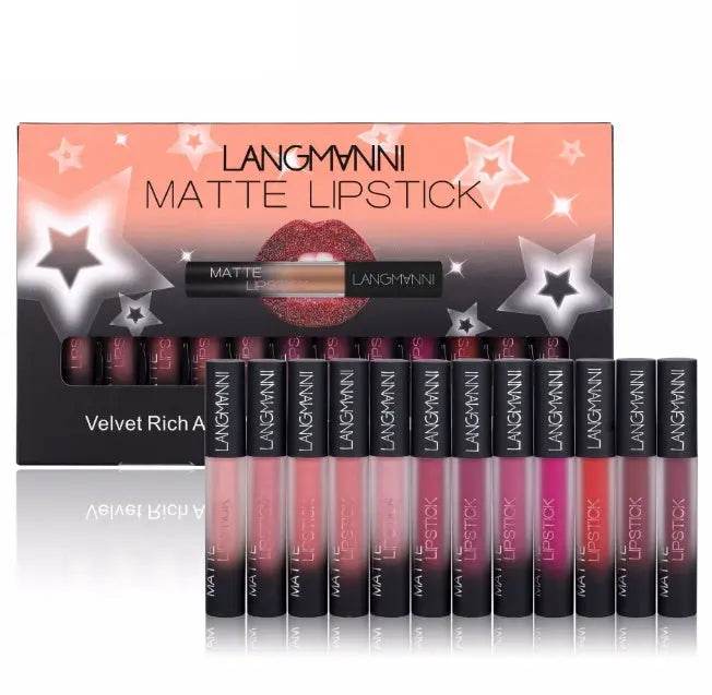 Matte Lipstick Waterproof Long-lasting Velvet Lipstick Set - ProTrendyz