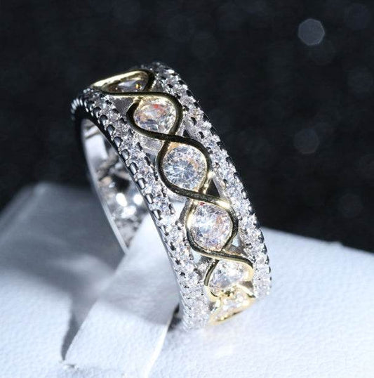 Elegant Female Zircon Stone Ring Finger Rings For Women Promise Love Valentine's Day Gifts - ProTrendyz