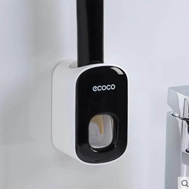 Wall Mounted Automatic Toothpaste Holder Bathroom Accessories Set Dispenser - ProTrendyz
