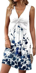 Knitted Fabric Hot Girl Design Sense Waist Slimming Dress