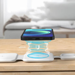 3 In 1 Magnetic Foldable Wireless Charger Charging Station Multi-device Folding Cell Phone Wireless Charger Gadgets - ProTrendyz