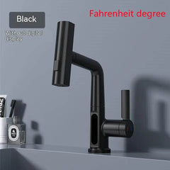 Intelligent Digital Display Faucet Pull-out Basin Faucet Temperature Digital Display Rotation - ProTrendyz