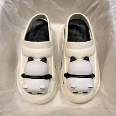 2024 Cute Slipper With Panda Lamp Summer Sandales Femme Light Funny Woman Slippers Shoes Women - ProTrendyz