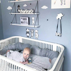 Cute Long Pillow For Kids Stuffed Toys Plush Baby Bumper Crib Bed Protector Cotton Sofa Cushion Kids Room Decor - ProTrendyz