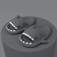 Adult's Slippers Indoor Outdoor Funny Shark Cartoon - ProTrendyz
