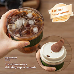 Cold Cup Portable Coffee With Ice Tray - ProTrendyz