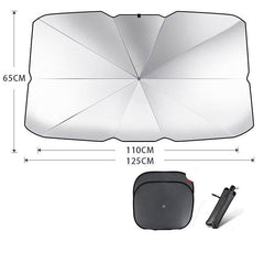 Foldable Car Windshield Sun Shade Umbrella UV Protection Heat Insulation Parasol Auto Front Window Cover Interior Protector Summer Gadgets - ProTrendyz
