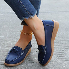 Women Flats Shoes Weave Design Soft Spring Summer Shoes - ProTrendyz