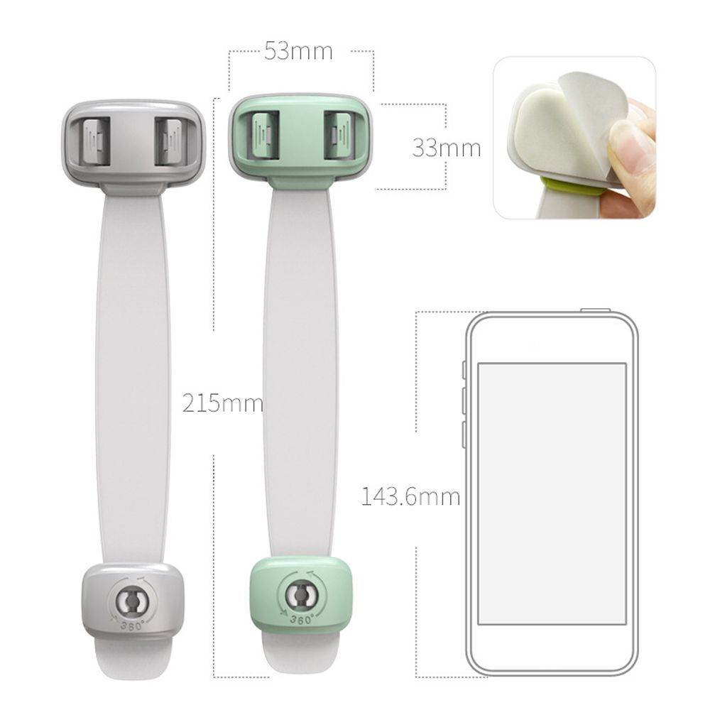 Home Baby Safety Protection Lock Anti-Clip Hand Door Closet Cabinet Locks Fo Fridge Cabinet Drawer Box Safe Lock For Kids No Tools Or Drilling Child Safety Cabinet Proofing Cabinet Drawer Door Latches - ProTrendyz