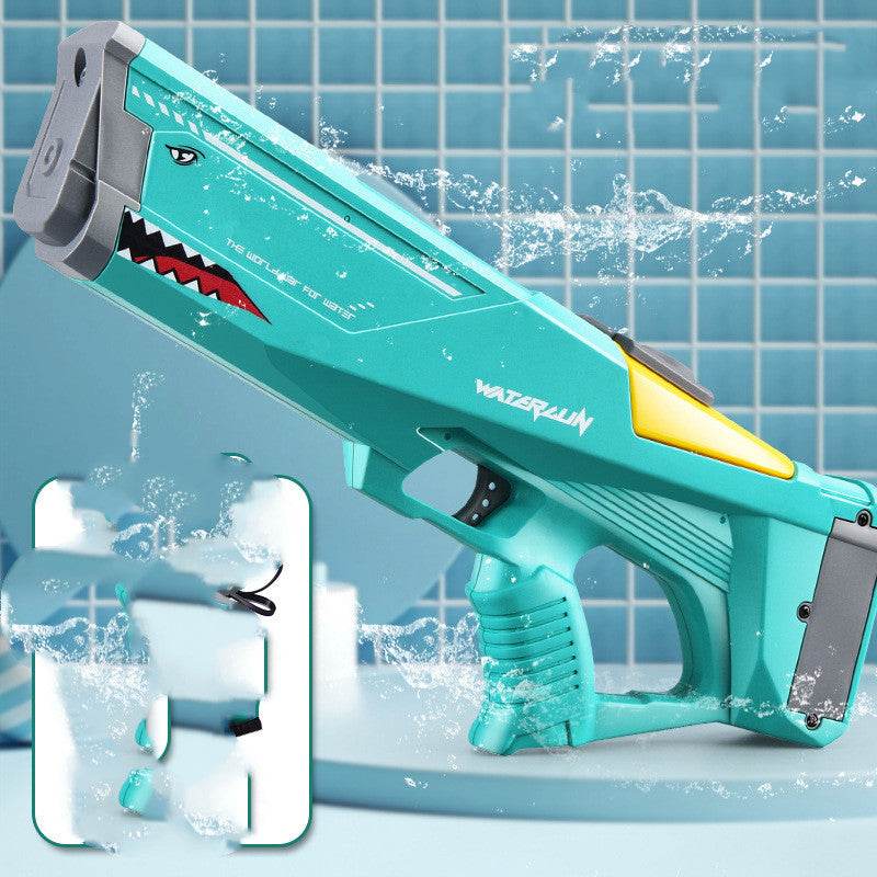 Automatic Electric Water Gun Toys Shark High Pressure Outdoor Summer Beach Toy Kids Water Fight Pool Party Water Toy - ProTrendyz