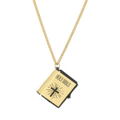 Stainless Steel Necklaces For Men Women Cross Bible Verses Pendant Christian Jesus Baptism Gifts Fashion Jewelry - ProTrendyz