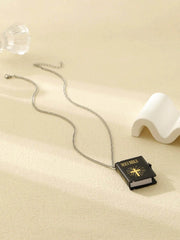 Stainless Steel Necklaces For Men Women Cross Bible Verses Pendant Christian Jesus Baptism Gifts Fashion Jewelry - ProTrendyz