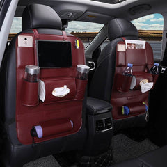 Car Interior Supplies Multifunctional Seat Back Leather Folding - ProTrendyz