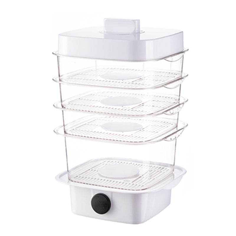 Multi-layer Dish Cover Heat Preservation Kitchen Cover Dining Table Leftover Storage Box Transparent Stack Cooking Hood Steamer - ProTrendyz