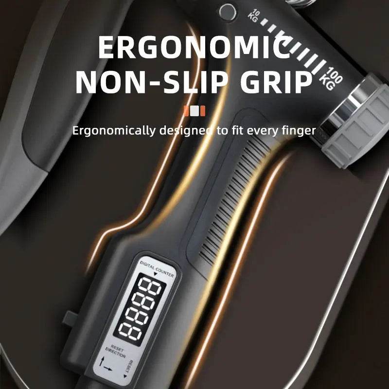 Smart Counting Grip 10-100KG Grip Free Adjustment Professional Hand Training Arm Muscle Training Fitness Equipment Fitness Tools Gym - ProTrendyz