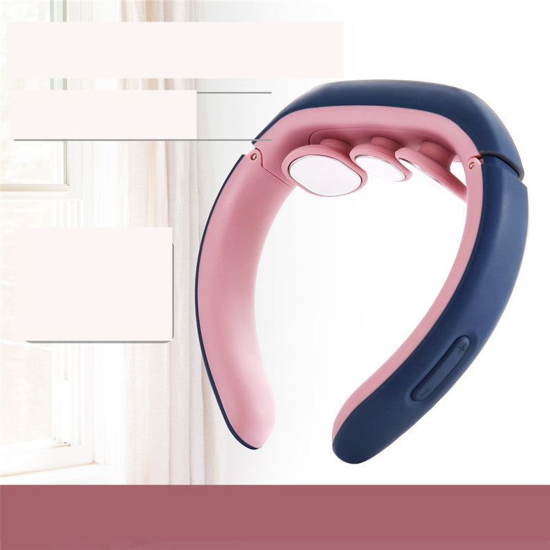 Neck Massager Shoulder Electric Pulse Cervical Traction Collar Therapy Deep Tissue Pain Relieve Stimulator Health Care Massage ProTrendyz