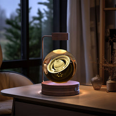 Crystal Ball Cosmic Dinosaur Indoor Night Light USB Power Warm Bedside Light Birthday Gift Night Lamp ProTrendyz