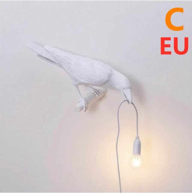 Creative Auspicious Bird Resin Wall Lamp Decoration - ProTrendyz