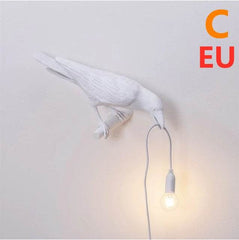 Creative Auspicious Bird Resin Wall Lamp Decoration - ProTrendyz
