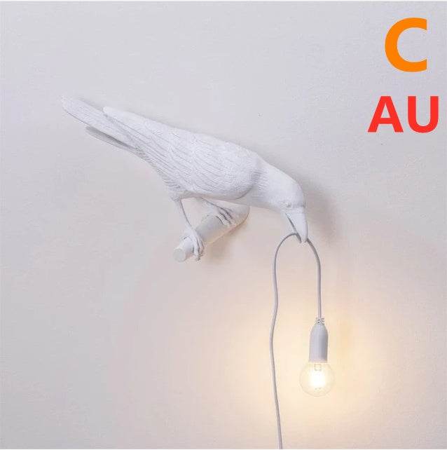 Creative Auspicious Bird Resin Wall Lamp Decoration - ProTrendyz